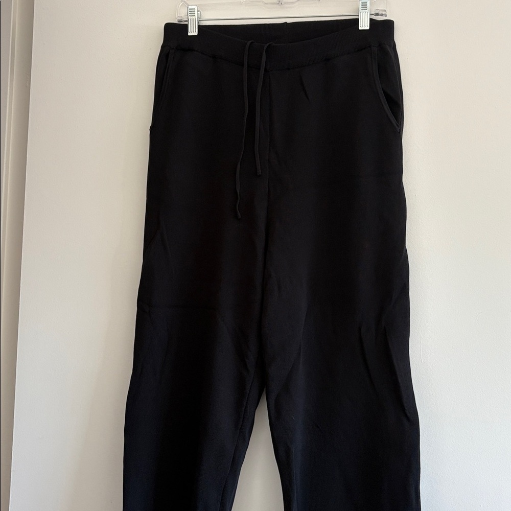 Black Drawstring Pants - image 1